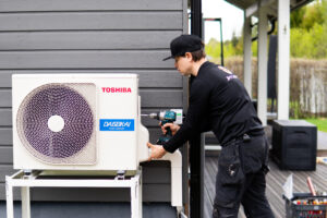 toshiba ilmalämpöpumpun asennus joensuussa